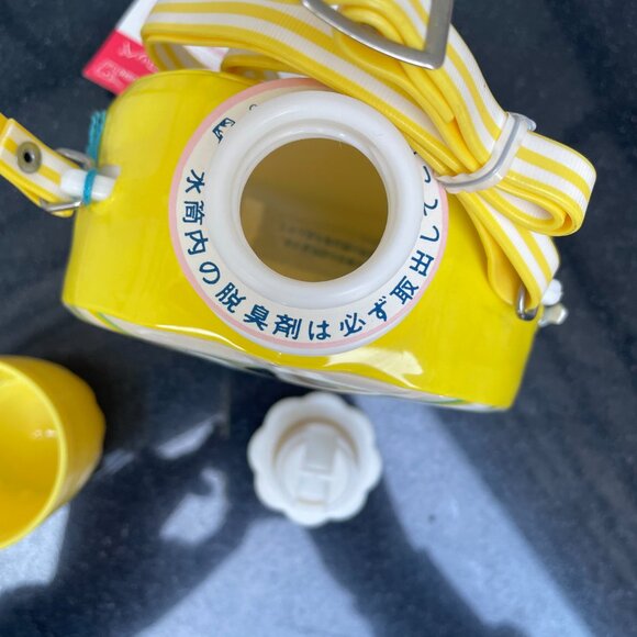 Zojirushi Mickey Mouse Yellow Vtg Water Bottle Walt Disney Productions New - Picture 9 of 13